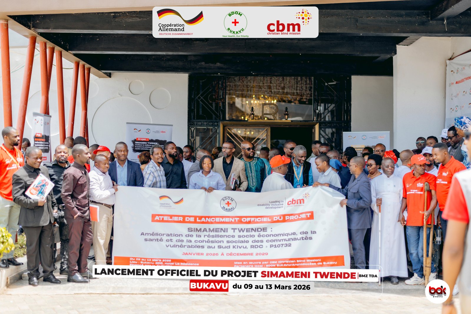 Lancement Officiel du Projet SIMAMENI TWENDE à Bukavu